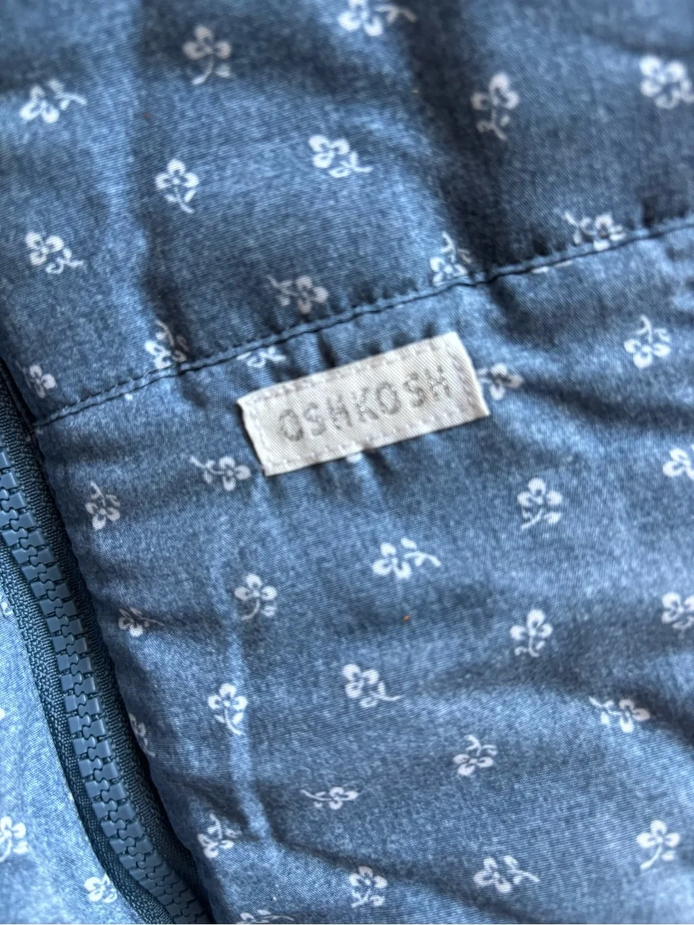 OshKosh B'gosh Light Blue Quilted Hooded Sleep Sack